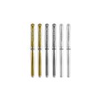 Nacario Uni-Ball Signo Pen Geniş Metalik Jel Mürekkep Rollerball - Metal 1 mm Uç Ucu 0,65 mm Kau� - Çok Renkli