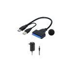 Nacario USB 3.0 2.5 3.5 Inç Sata SSD HDD Hard Disk Çevirici Dönüştürücü + Adaptör