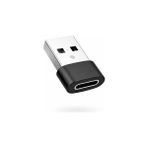 Nacario USB To Type-C Dönüştürücü/çevirici, 3A Hızlı Şarj Veri Aktarımı, Otg, Mini Boy Siyah, Iphone
