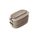 Nacario Vagonlife 1140 ml 2 Kat Paslanmaz Çelik Çorba Kaseli Bento Lunch Box Yeni Nesil Sefer Tası -Fflbox1