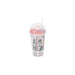 Nacario Vagonlife Pipetli Su Matarası 450ML Bpa Free Kırmızı Spor Şişesi