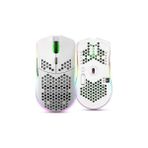 Nacario Valkyrie Kablosuz Petek Tasarım Şarjlı Mouse – Rgb Aydınlatmalı 3200 Dpi Hafif Beyaz