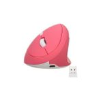 Nacario Valkyrie Y08 Dikey Kablosuz 2.4g Sessiz Şarjlı 6 Tuşlu Vertical Mouse 1600DPI 400MAH Pembe