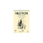 Nacario Van Dyck Skecth Çizim Blok A4 85GR Üstten Spiralli Defter