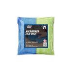 Nacario Wonkey - Mikrofiber Oto Cam Bezi 2'li Paket, Araba Pencere Temizlik Havlusu, Baklava Desenli Özel K