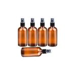 Nacario Xiaoxiao 100ML Küçük Amber Cam Sprey Şişesi Boş Ince Sis Cam Şişeler Uçucu Yağlar Için Atomizer Spr