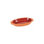 Nacario Yldz Orta Dekorlu Kayik Sirli Toprak Güveç Tencere,firin Tepsi (27 * 15 * 4 Cm),terracotta, Tava,te
