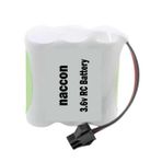 Naccon 3.6 V 1100 Mah Siyah Soketli Şarjlı Oyuncak AA Kalem Pil