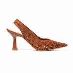 NACRE Kadın Topuklu Ayakkabı, Stiletto, Cuoio, 39 Beden