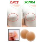 Nactumu Gizleyici Bant Aparat Nipple Pad Silikon Göğüs Ucu Kapatıcı