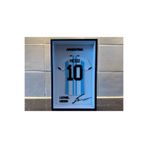 NadarStudio Messi Tüm Formalar Tasarım Kişiye Özel Forma Çerçevesi 22x14 | Dekoratif Hediye Hepsi Özelleştirilebilir İSİM SOYİSİM NUMARA