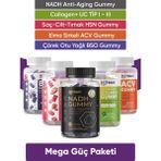 Nadh Koenzin Q10, Bso Çörek Otu Yağı, Hsn Saç, Cilt, Tırnak, Acv Elma Sirkesi, Kolajen Tip1 - Tip3 Takviye Edici Gıda Seti - Yeşil Elma