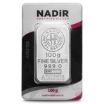 Nadir 100 gr 999.0 24 Ayar Gümüş Külçe