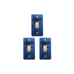 Nadir Gold 1 gr 24 Ayar 3 Adet Dikdörtgen Gram Altın