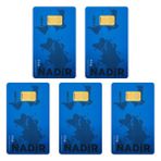 Nadir Gold 2.5 gr 24 Ayar 5 Adet Gram Altın
