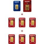 Nadir Gold 24 Ayar 13,5 Gram Altın (1 Ad 5 Gram Altın + 1 Ad 2,5 Gram Altın + 6 Ad 1 Gram Altın )