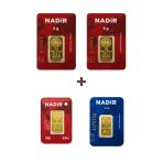 Nadir Gold 24 Ayar 13,5 Gram Altın (2 Ad 5 Gram Altın + 1 Ad 2,5 Gram Altın + 1 Ad 1 Gram Altın )