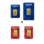 Nadir Gold 24 Ayar 14,5 Gram Altın (1 Ad 10 Gram Altın + 1 Ad 2,5 Gram Altın + 2 Ad 1 Gram Altın )