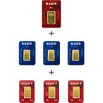 Nadir Gold 24 Ayar 15,5 Gram Altın (1 Ad 5 Gram Altın + 3 Ad 2,5 Gram Altın + 3 Ad 1 Gram Altın )