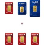 Nadir Gold 24 Ayar 16,5 Gram Altın (1 Ad 10 Gram Altın + 1 Ad 2,5 Gram Altın + 4 Ad 1 Gram Altın )
