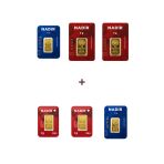 Nadir Gold 24 Ayar 17 Gram Altın (2 Ad 5 Gram Altın + 2 Ad 2,5 Gram Altın + 2 Ad 1 Gram Altın )
