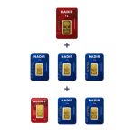 Nadir Gold 24 Ayar 18,5 Gram Altın (1 Ad 5 Gram Altın + 5 Ad 2,5 Gram Altın + 1 Ad 1 Gram Altın )