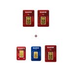 Nadir Gold 24 Ayar 18,5 Gram Altın (3 Ad 5 Gram Altın + 1 Ad 2,5 Gram Altın + 1 Ad 1 Gram Altın )