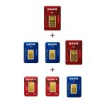 Nadir Gold 24 Ayar 19,5 Gram Altın (2 Ad 5 Gram Altın + 3 Ad 2,5 Gram Altın + 2 Ad 1 Gram Altın )