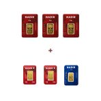 Nadir Gold 24 Ayar 19,5 Gram Altın (3 Ad 5 Gram Altın + 1 Ad 2,5 Gram Altın + 2 Ad 1 Gram Altın )