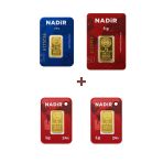 Nadir Gold 24 Ayar 9,5 Gram Altın (1 Ad 5 Gram Altın + 1 Ad 2,5 Gram Altın + 2 Ad 1 Gram Altın )