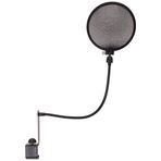 Nady SPF-1 15,72 cm Kelepçe Mikrofon Pop Filtresi Esnek Kaz Boynu ve Metal Sabitleyici Kol (2018 Yükseltilmiş MPF-6 Modeli: