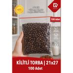 naft 21x27 100'lü Buzdolabı Kilitli Torba Poşet Dondurucu İkramlık Çerez Davet Kına Hediyelik Poşeti