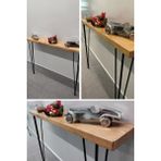 Nafura Tasarım 4 cm Ahşap Masif Petek Üstü Raf & Dresuar Kitaplık 100 x 21 cm