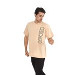 Naglita 118 Chicago Oversize Bej Erkek T-shirt
