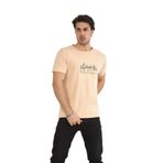 Naglita 118 Seoul Regular Bej Erkek T-Shirt