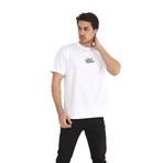 Naglita 118 Wild Oversize Beyaz Erkek T-Shirt