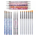 Nail Art Akrilik Jel Tırnak Fırça Seti 20li