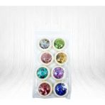 Nail Art Renkli 8 Adet T-165 Tırnak Süsleme Pulları