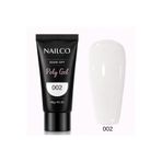 Naıl Co Polygel Protez Tırnak Üst Form Jel Polijel 30 ml No: 02 Milky White