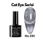 Naıl Co Uv Led Kalıcı Oje 7.5 ml Kedi Gözü Cat Eye Magnetik Seri Nailco 194