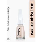 Nail Enamel Yoğun Renk Veren Uzun Süre Kalıcı Parlak Oje (305 Beige Latte) 8682536035835 - 305 Beige Latte
