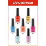 Nail Flawless 7'li Canlı Renkler Oje Seti