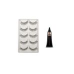Nail Master Doğal görünümlü 5 Çift Kirpik + 7 Gr Waterproof Yapıştırıcı