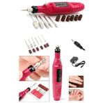 Nail Master Elektrikli Tırnak Törpü Seti Manikür Pedikür Protez Tırnak Ayak Nasır Mantar Freze Makinesi