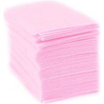 Nail Master Tüysüz Ped 75'li Jel Protez Kalıcı Oje Mendili Manikür Temizleme Mendili 75 Adet Pembe Renk
