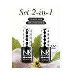Nail Republic Kalıcı Oje Seti Delicate Base & Top Extreme Shine - Hassas Tırnaklar İçin Koruyucu Set