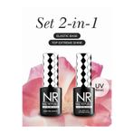 Nail Republic Kalıcı Oje Seti Elastic Base & Top Extreme Shine - Esnek Güçlendirici & Parlak Nail Art