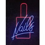 Nail Tırnak Neon led tabela(80x40cm)