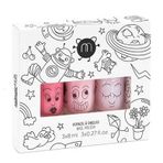Nailmatic Su Bazlı Tırnak Cilası / 3'Lü Cila Set Cosmos 301