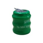 Najmaddin Sertec - 3.6V 3S1P 60 Mah 2 Pin Nı-Mh Buton Pil Çerçici Najmaddin
